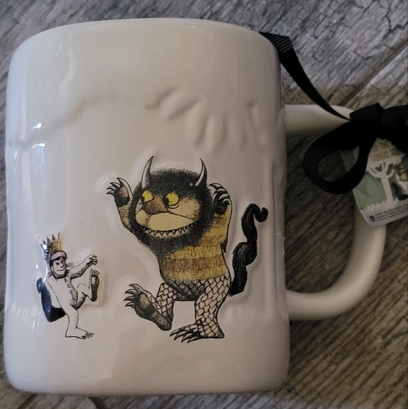 Rae Dunn "WHERE THE WILD THINGS ARE" Coffee Tea Mug Cup Carol Max Double-sided - Picture 6 of 6